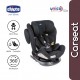 Chicco Unico Plus Air 360 Spin IsoFix Baby Car Seat(ECE R44/04) - Black Air