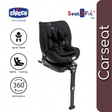 Chicco Seat3fit I-size Baby Car Seat - Black