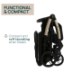 Chicco Goody XPlus Black Re Lux - Auto Fold Stroller