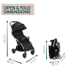 Chicco Goody XPlus Black Re Lux - Auto Fold Stroller