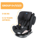 Chicco Unico Plus 360 Spin IsoFix Baby Car Seat- Black/ Red Passion