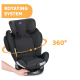 Chicco Unico Plus 360 Spin IsoFix Baby Car Seat- Black/ Red Passion