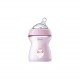 Chicco Natural Feeling PP Anti-Colic Feeding Bottle 250ml (Pink/Blue) -1pcs