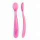 Chicco Soft Silicone Bi-Pack Spoon 6M+ (Boy/ Girl) 2Pcs