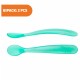 Chicco Soft Silicone Bi-Pack Spoon 6M+ (Boy/ Girl) 2Pcs