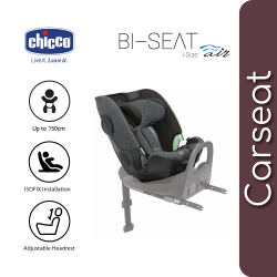 Chicco Bi-Seat Air I-size Without Base- Black