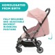 Chicco Cheerio Stroller - Black/ Pink