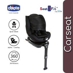 Chicco Seat3Fit I-size Air Baby Car Seat - Black Melange