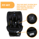 Chicco Seat3Fit I-size Air Baby Car Seat - Black Melange