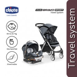 Chicco Mini Bravo Sport Travel System (Stroller + Carrier)