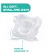 Chicco Mini Soft Silicone Soother 2Pcs- Girl/Boy (0-2M)_224012