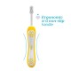 Chicco Combo Toothbrushes 6-36M (Lilac Mustard)