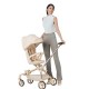 Bebe Amico Two Ways Facing Stroller X7- Black/ Khaki Beige