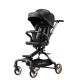 Bebe Amico Two Ways Facing Stroller X7- Black/ Khaki Beige