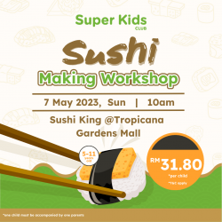 Super Kids Sushi Making Workshop @ Sushi King