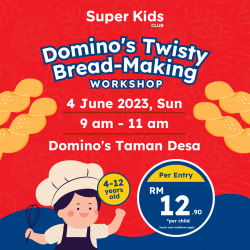 Super Kids Domino's Twisty Bread Making Workshop