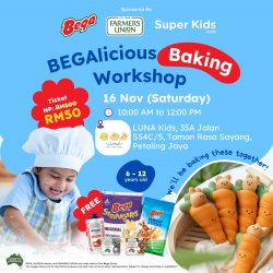 Super Kids BEGAlicious Baking Workshop - 16 November