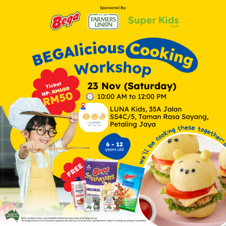 Super Kids BEGAlicious Baking Workshop - 23 November