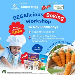 Super Kids BEGAlicious Baking Workshop - 16 November