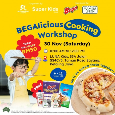 Super Kids BEGAlicious Cooking Workshop - 30 November