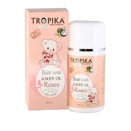Tropika Baby Hair and Body Oil Aroma Roses 100ml
