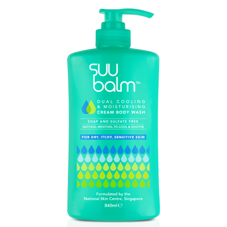 Suu Balm Dual Cooling & Moisturising Cream Body Wash 840ml