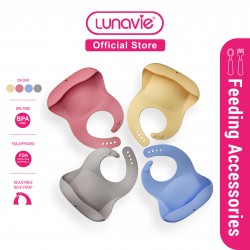 LUNAVIE SILICONE BABY BIB