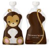 Squooshi Single Large Food Pouch-Monkey 