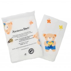 Akarana Baby Baby and Kids Super Soft Cotton Bath Towel (Bear & The Bee)