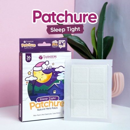 Tasneem Naturel Patchure (Sleep Tight Patch) 6pcs Tidur Lena Deep Sleep