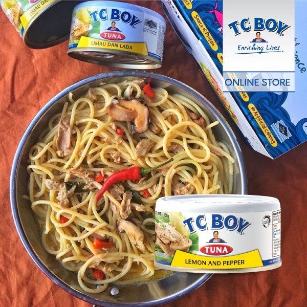 Tc Boy Tuna With Lemon Pepper 150g X 5 Food Staples Cooking Essentials