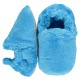 Poco Nido Blue Fluffy Mini Shoes