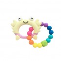 Teether Joy Vibrant Duo Ring (Yellow Crab)