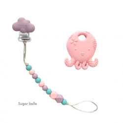 Teether Joy Sugar Belle (Pink Octopus)