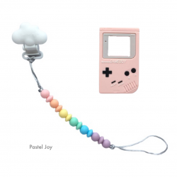 Teether Joy Pastel Joy (Pink Gameboy)