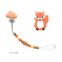 Teether Joy Foxy Baby - Orange Fox