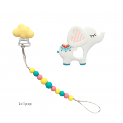 Teether Joy Lollipop (White Elephant)