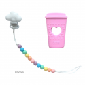 Teether Joy Unicorn (Pink Coffee)