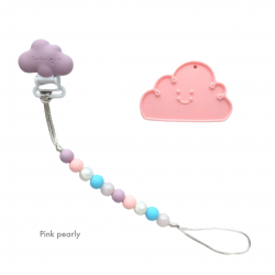 Teether Joy Pink Pearly (Pink Cloud)