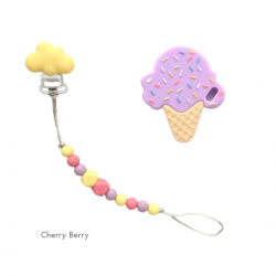 Teether Joy Cherry Berry (Lilac Ice Cream)