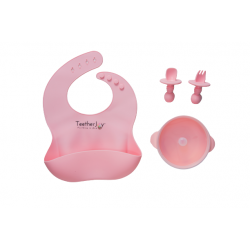 Teether Joy Baby Feeding Set (Pink)