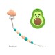 Teether Joy Peachy Pie (Light Green Avocado)