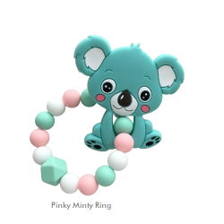 Teether Joy Pinky Minty Ring (Green Koala)