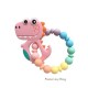 Teether Joy Pastel Joy Ring (Pink Dragon)