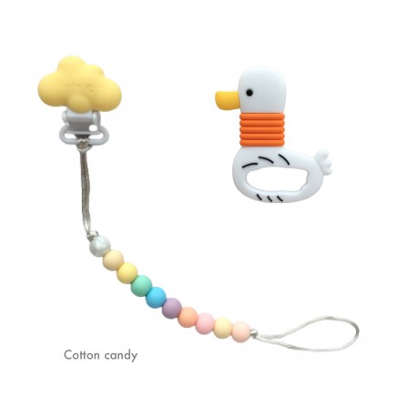 Teether Joy Cotton Candy (White Duckling)