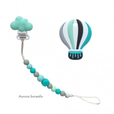 Teether Joy Aurora Borealis (Green Hot Air Balloon)