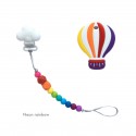 Teether Joy Neon Rainbow (Vibrant Hot Air Balloon)