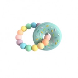 Teether Joy Rainbow 12 (Blue Donut Ring)