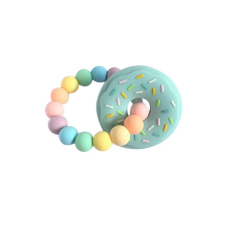 Teether Joy Rainbow 12 - Blue Donut Ring