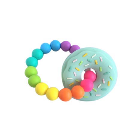 Teether Joy Vibrant Duo 12 - Blue Donut Ring
